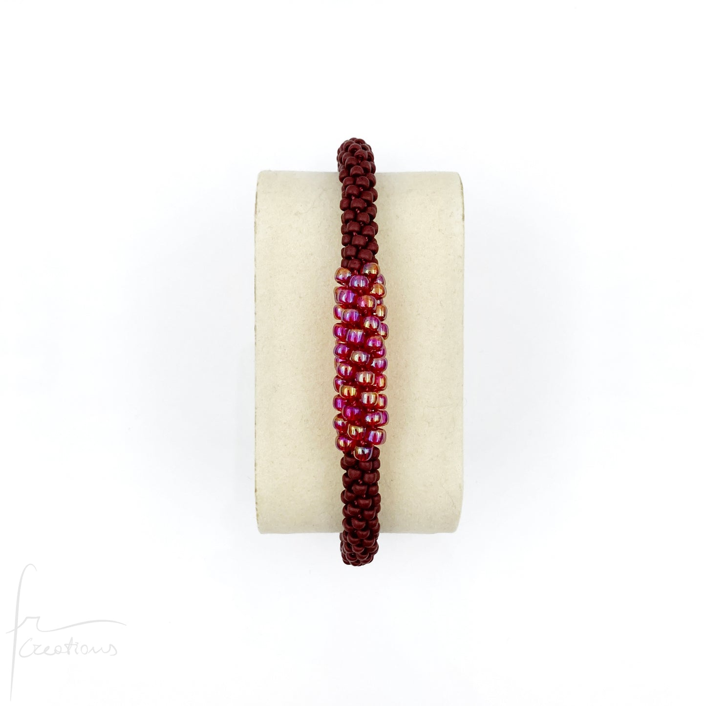 Bracciali semirigidi Snake Duo intrecciati a mano con perline