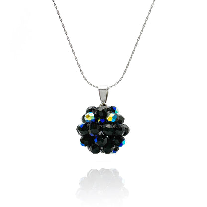 Collana girocollo Bold Estel con cristalli cuciti in tessitura