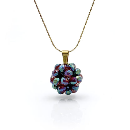 Collana girocollo Bold Estel con cristalli cuciti in tessitura