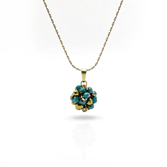 Collana girocollo Estel Mini con cristalli cuciti in tessitura