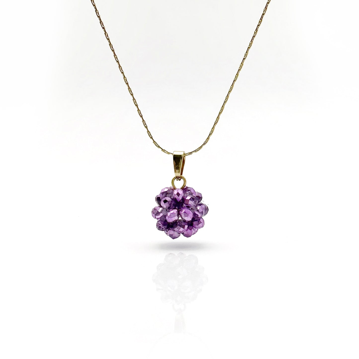 Collana girocollo Estel Mini con cristalli cuciti in tessitura