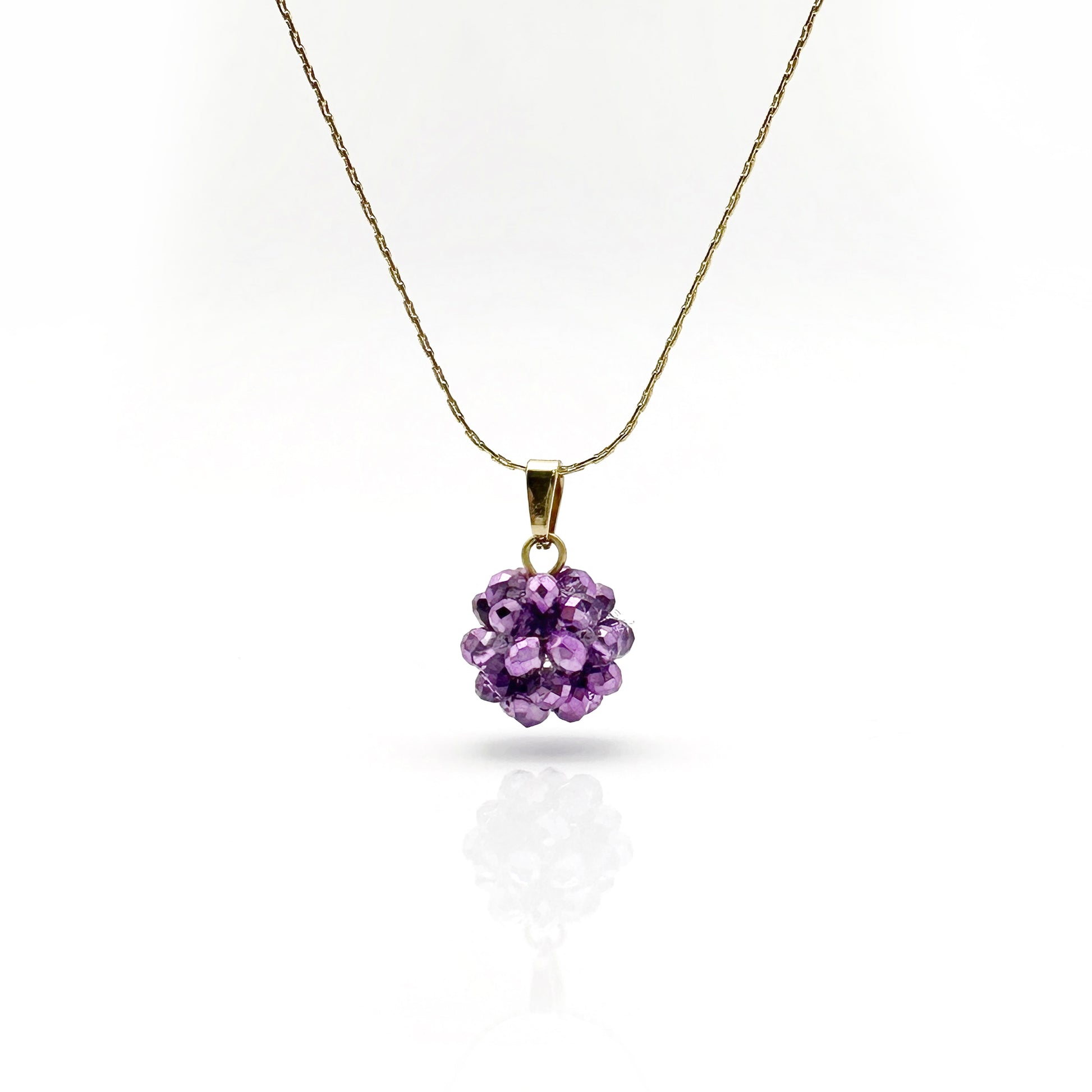 Collana girocollo Estel Mini con cristalli cuciti in tessitura