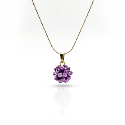 Collana girocollo Estel Mini con cristalli cuciti in tessitura