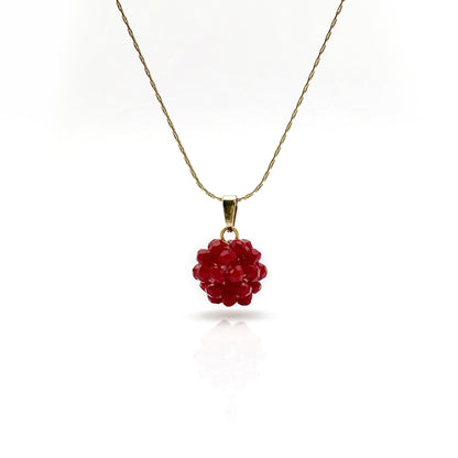 Collana girocollo Estel Mini con cristalli cuciti in tessitura