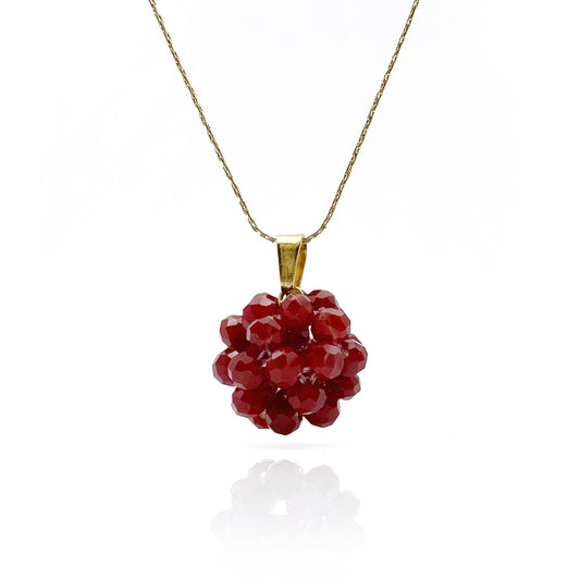 Collana girocollo Estel Mini con cristalli cuciti in tessitura