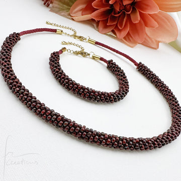 Collana girocollo con perle di Bohemia - Gioielli - Collane - di MA... | su MissHobby