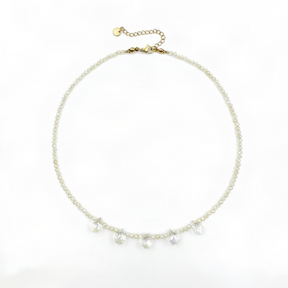 Collana girocollo Dew con cubic zirconia e  cristalli di Swarovski