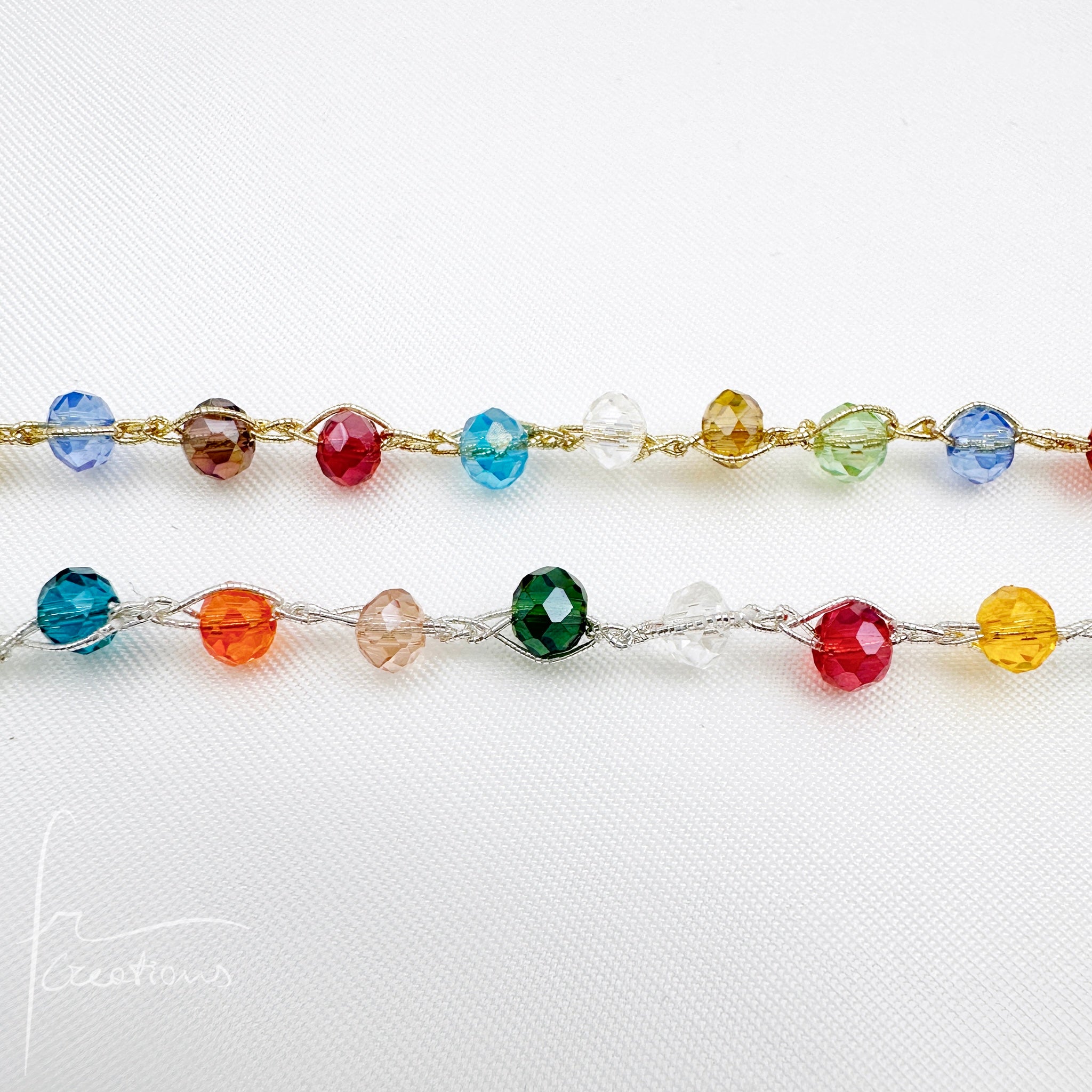 EVER FAITH Collana Girocollo Vintage Con Strass E Cristalli - Multicolore - Lunga 94 Cm Regolabile